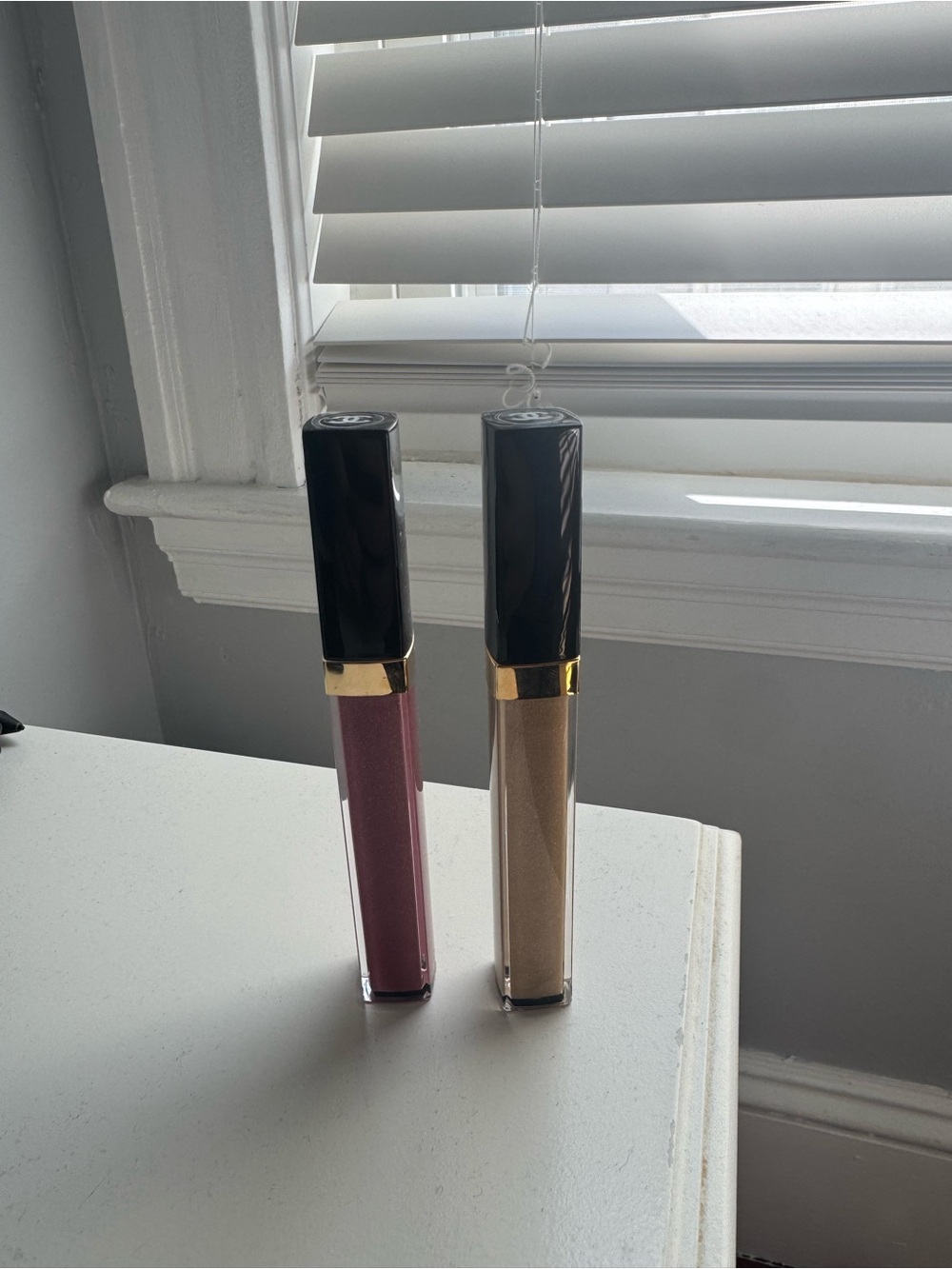 CHANEL Lip Gloss Duo in Mauve Rose & Soft Gold